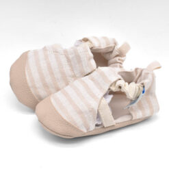 סנדל שמנת פסים